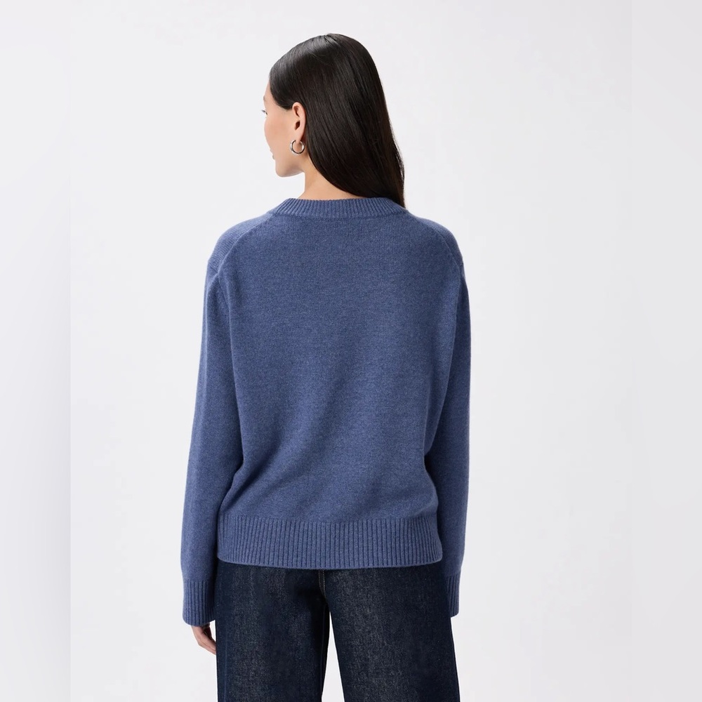 QUINCE MONGOLIAN CASHMERE OVERSIZED CREWNECK SWEATER - Picture 7 of 12